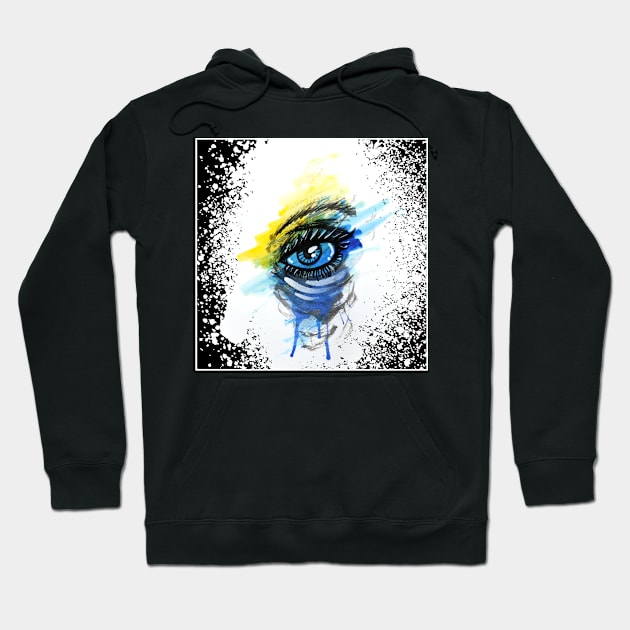 Watercolor Eye Hoodie by VipiShop